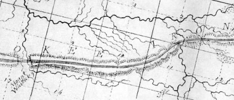 There are two significant gaps in the between Sidebotham's and Palmer's. Lockwood's station may have been located at Mount Whittlesey or at Ballou Creek.